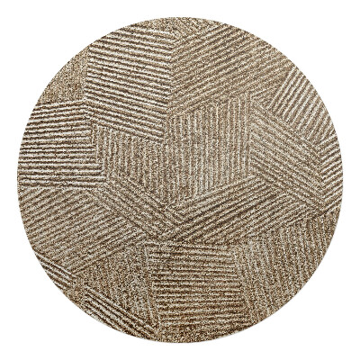 Podložka pod stoličku na kolieskach okrúhla Geometrický čiarový vzor