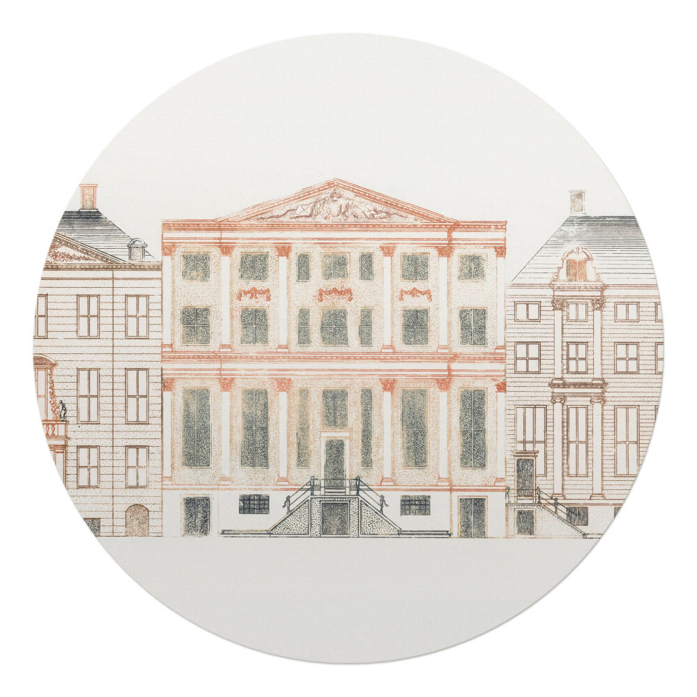 Podložka pod kolieskovú stoličku okrúhla Kreslenie činžiakov