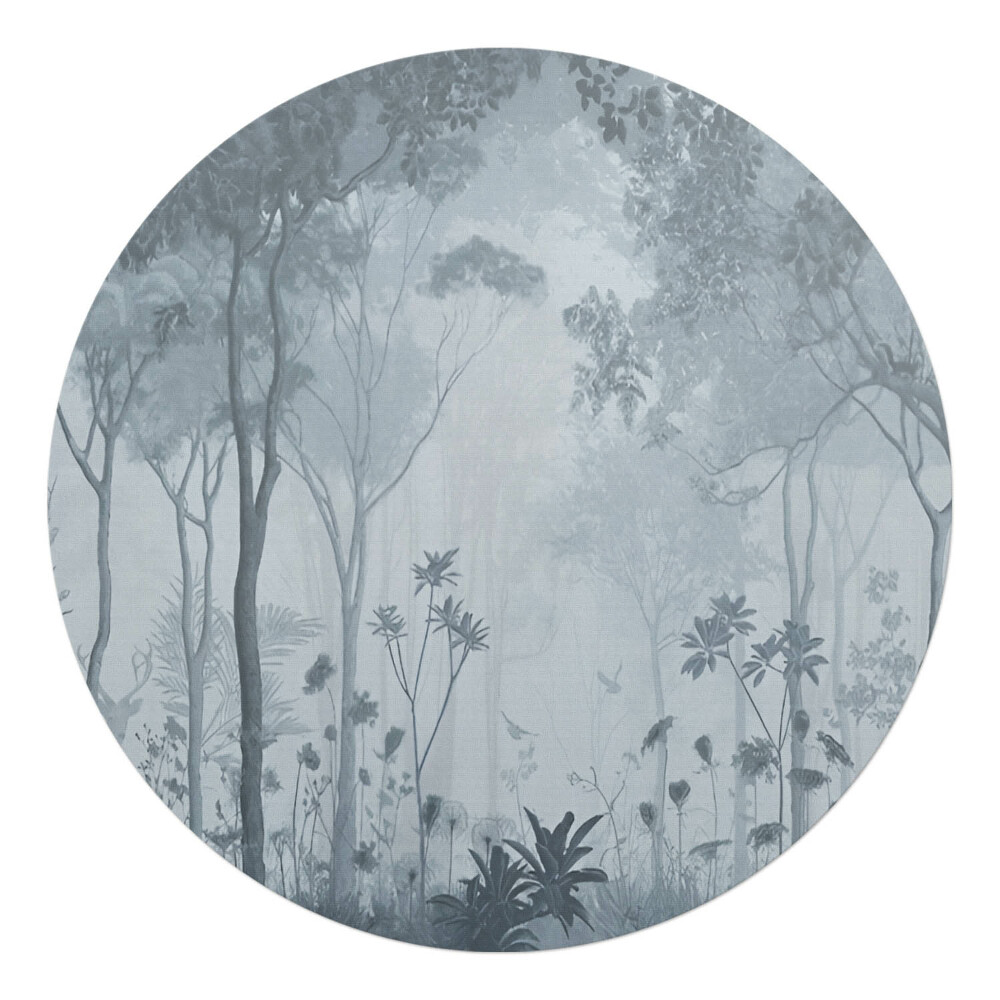 Podložka pod kolieskovú stoličku okrúhla Lesná hmla