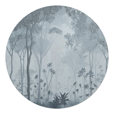 Podložka pod kolieskovú stoličku okrúhla Lesná hmla