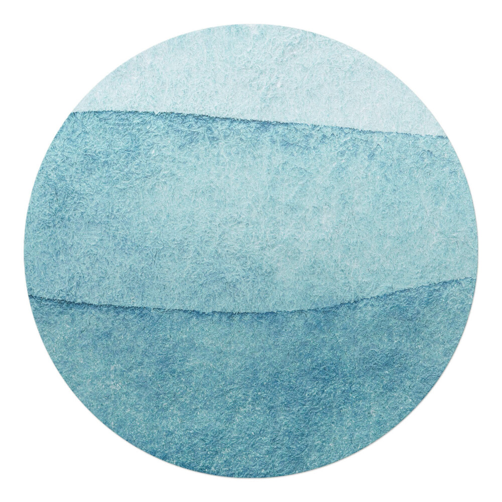 Podložka pod stoličku na kolieskach okrúhla Pastelové vlny