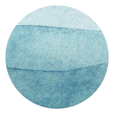 Podložka pod stoličku na kolieskach okrúhla Pastelové vlny