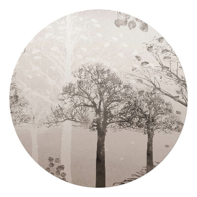 Podložka pod stoličku okrúhla Odtlačok stromu