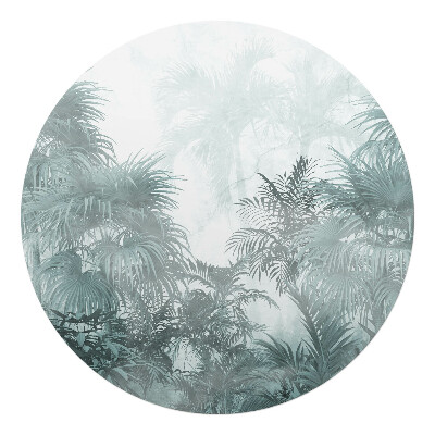Podložka pod kolieskovú stoličku okrúhla Tropická hmla