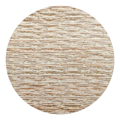 Podložka pod kolieskovú stoličku okrúhla Prírodný vrkoč