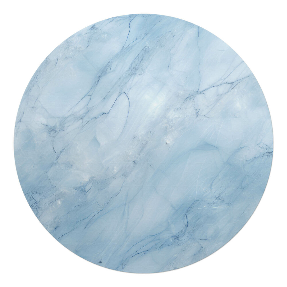 Podložka pod kolieskovú stoličku okrúhla Mramorová textúra