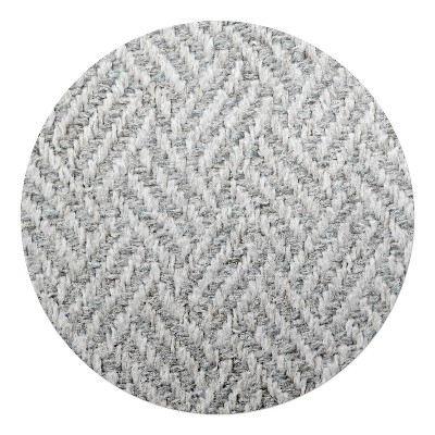 Podložka pod kolieskovú stoličku okrúhla Látka s rybím vzorom