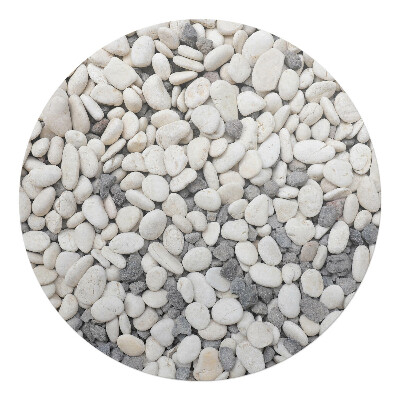 Podložka pod stoličku na kolieskach okrúhla Dekoratívne kamene