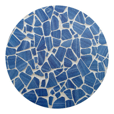 Podložka pod stoličku na kolieskach okrúhla Mozaika fragmentov