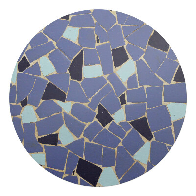 Podložka pod stoličku okrúhla Geometrická mozaika