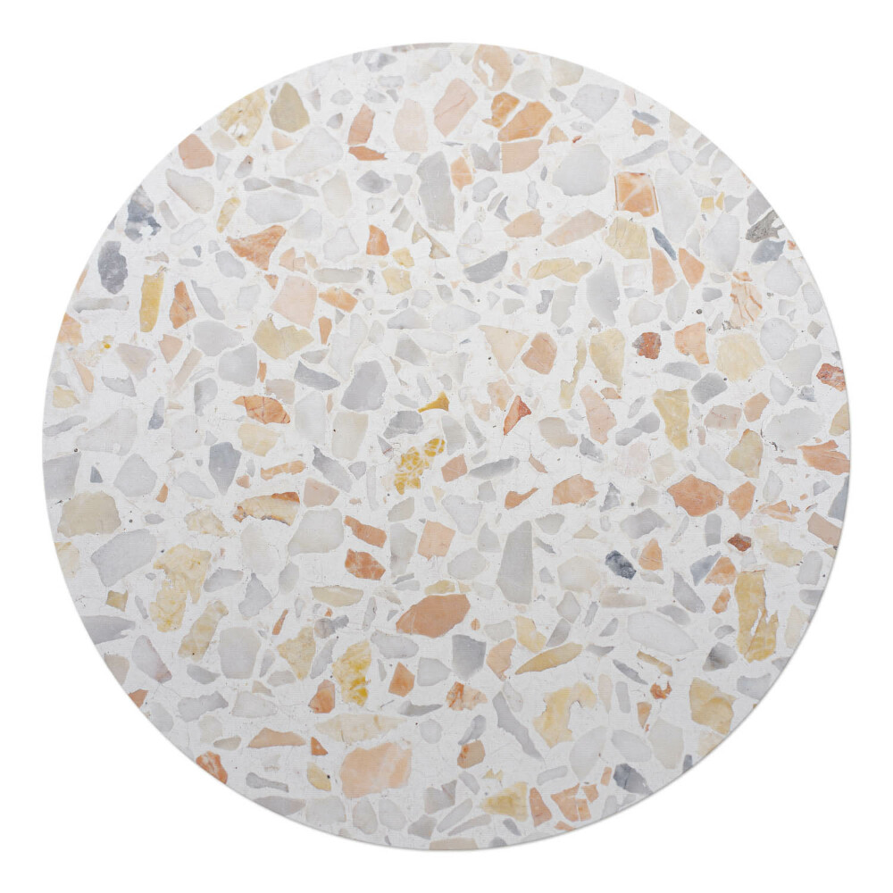 Podložka pod stoličku na kolieskach okrúhla Kamenná mozaika