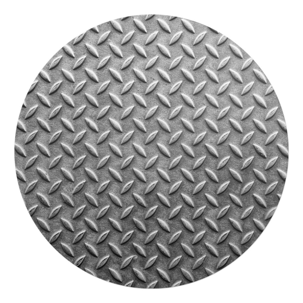 Podložka pod stoličku okrúhla Kovový rošt