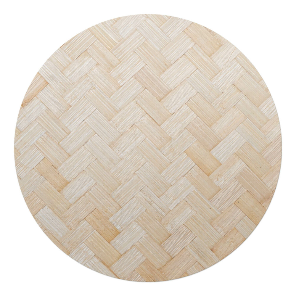Podložka pod stoličku okrúhla Bambusový vrkoč