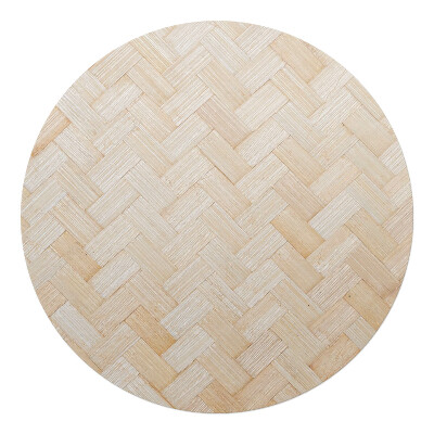 Podložka pod stoličku okrúhla Bambusový vrkoč