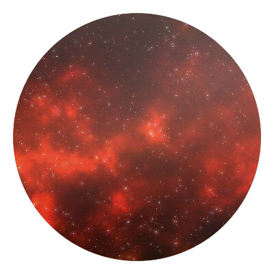 Podložka pod stoličku na kolieskach okrúhla Kozmická hmlovina