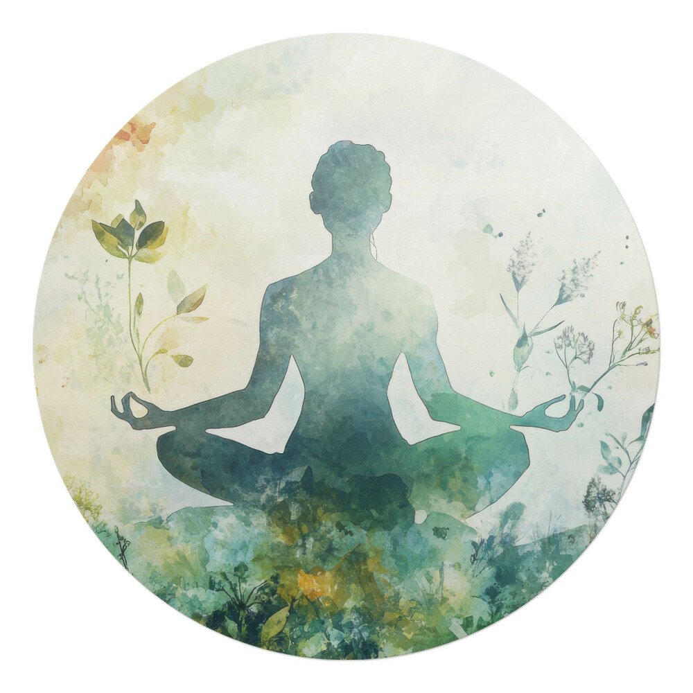Podložka pod kolieskovú stoličku okrúhla Meditácia v prírode