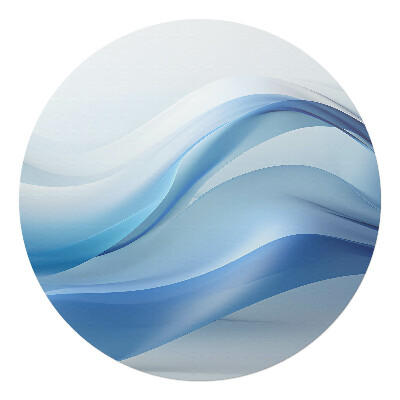 Podložka pod stoličku okrúhla Vlnité čiary