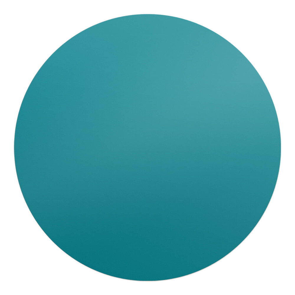 Podložka pod stoličku okrúhla Farba tyrkysová