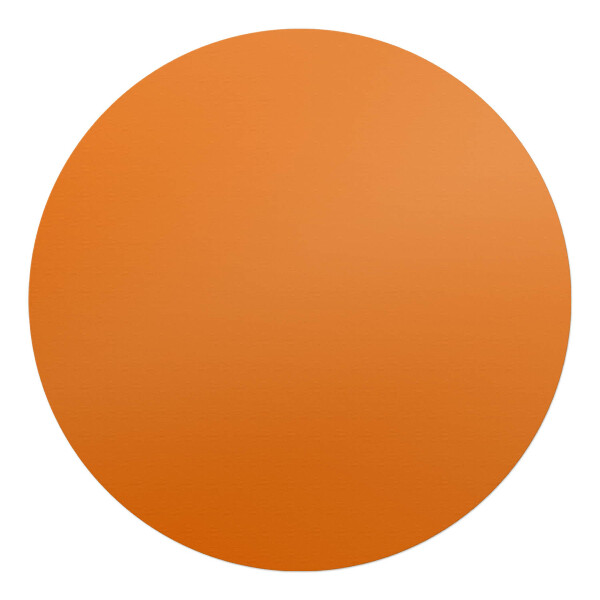 Podložka pod kolieskovú stoličku okrúhla Oranžová farba