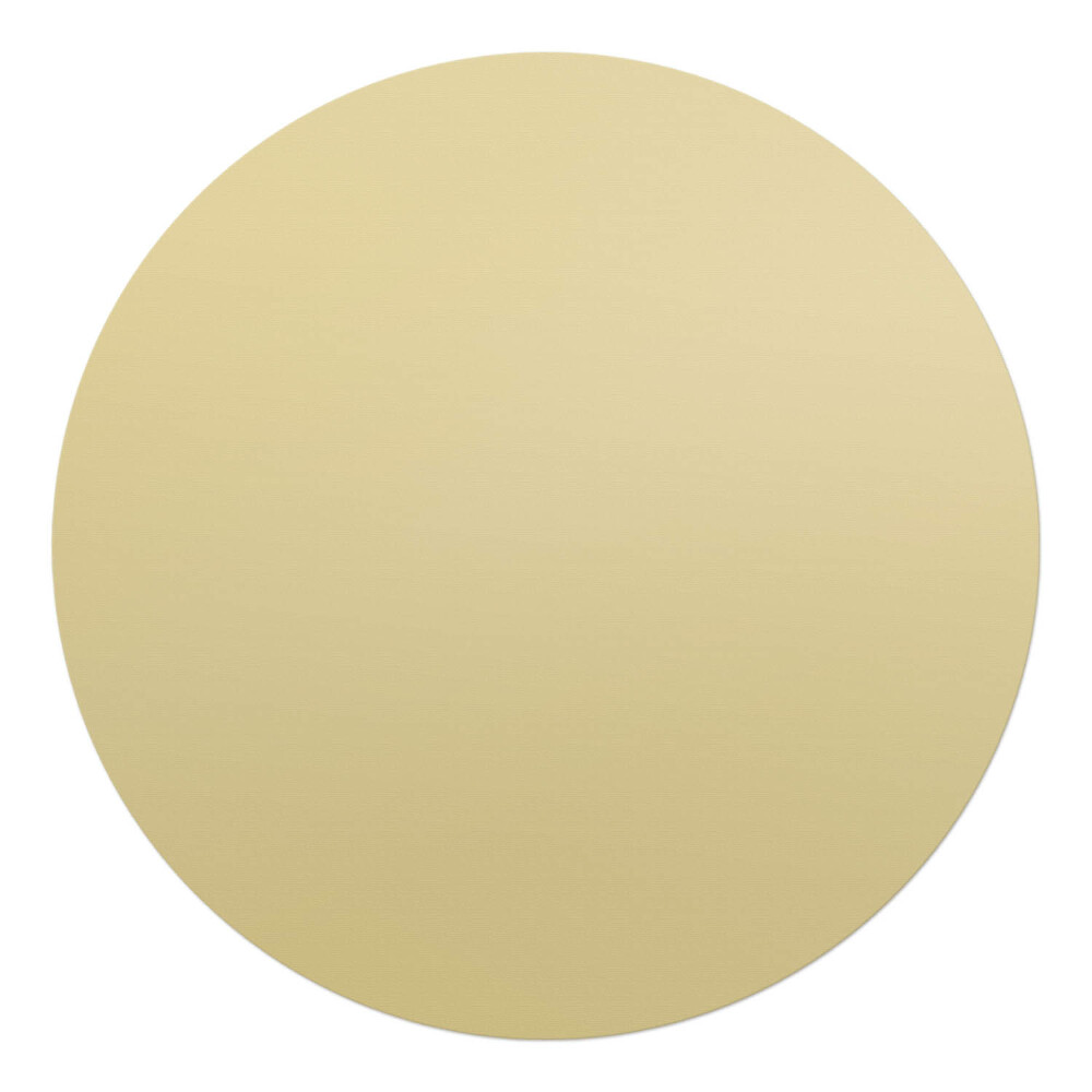 Podložka pod stoličku okrúhla Farba pastelová žltá