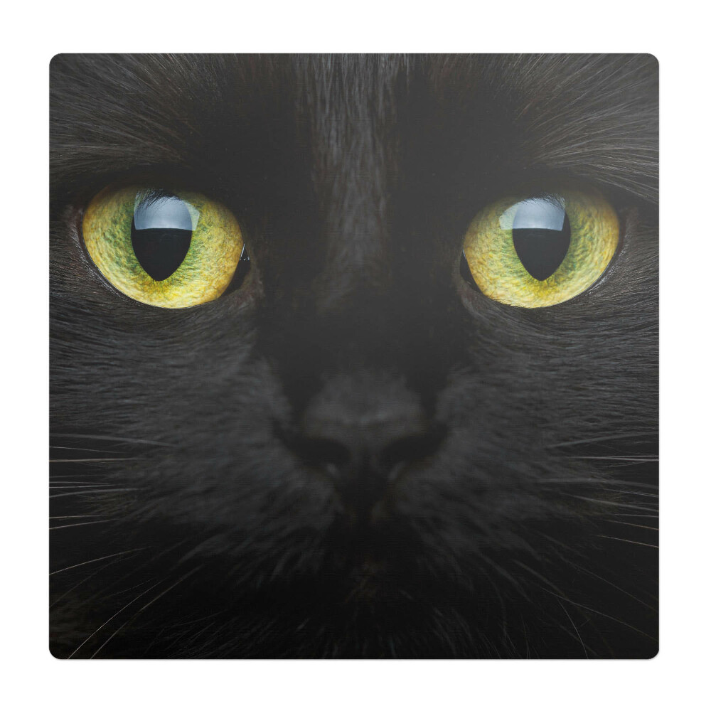 Podložka pod stoličku Mačacie oči zblízka