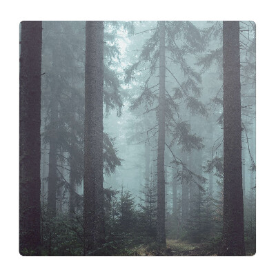 Podložka pod stoličku Hmlistý ihličnatý les