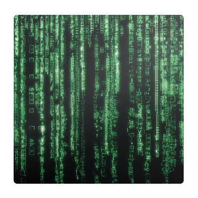 Podložka pod kolieskovú stoličku Padajúci digitálny kód