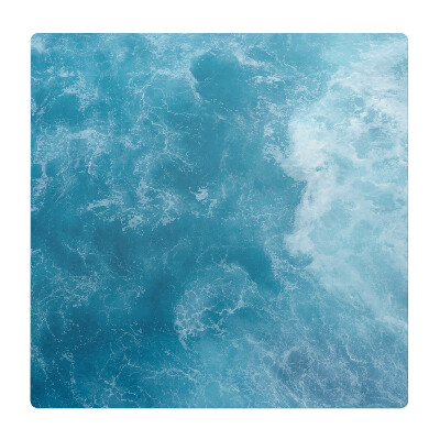 Podložka pod stoličku na kolieskach Rozbúrené oceánske vlny