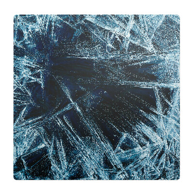 Podložka pod stoličku na kolieskach Abstraktné vzory ľadu