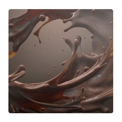 Podložka pod stoličku na kolieskach Čokoládová vlna