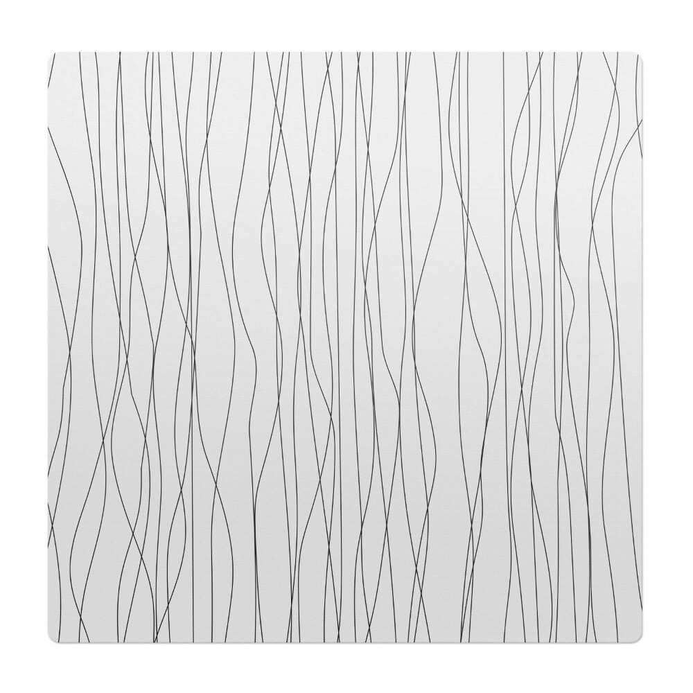 Podložka pod kolieskovú stoličku Vlnité čiary