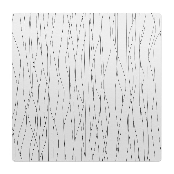 Podložka pod kolieskovú stoličku Vlnité čiary