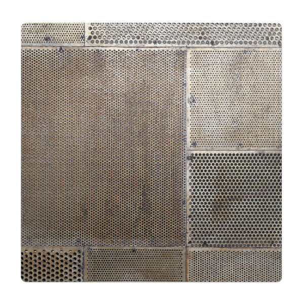 Podložka pod stoličku na kolieskach Kovové perforácie