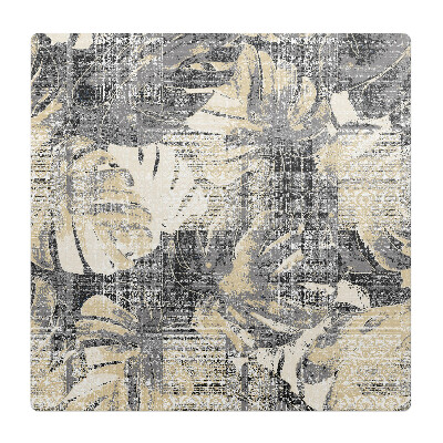 Podložka pod stoličku na kolieskach Retro vinobranie listy