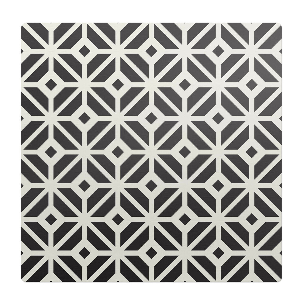 Podložka pod stoličku Geometrický retro vzor