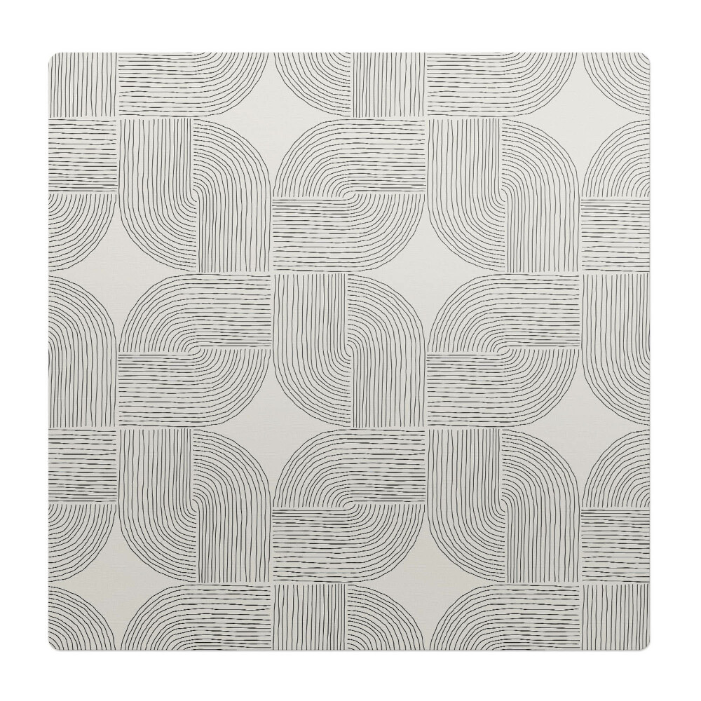 Podložka pod kolieskovú stoličku Geometrický čiarový vzor