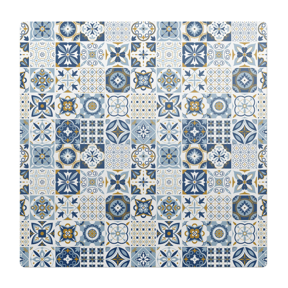 Podložka pod stoličku na kolieskach Dlaždice v retro štýle