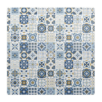 Podložka pod stoličku na kolieskach Dlaždice v retro štýle