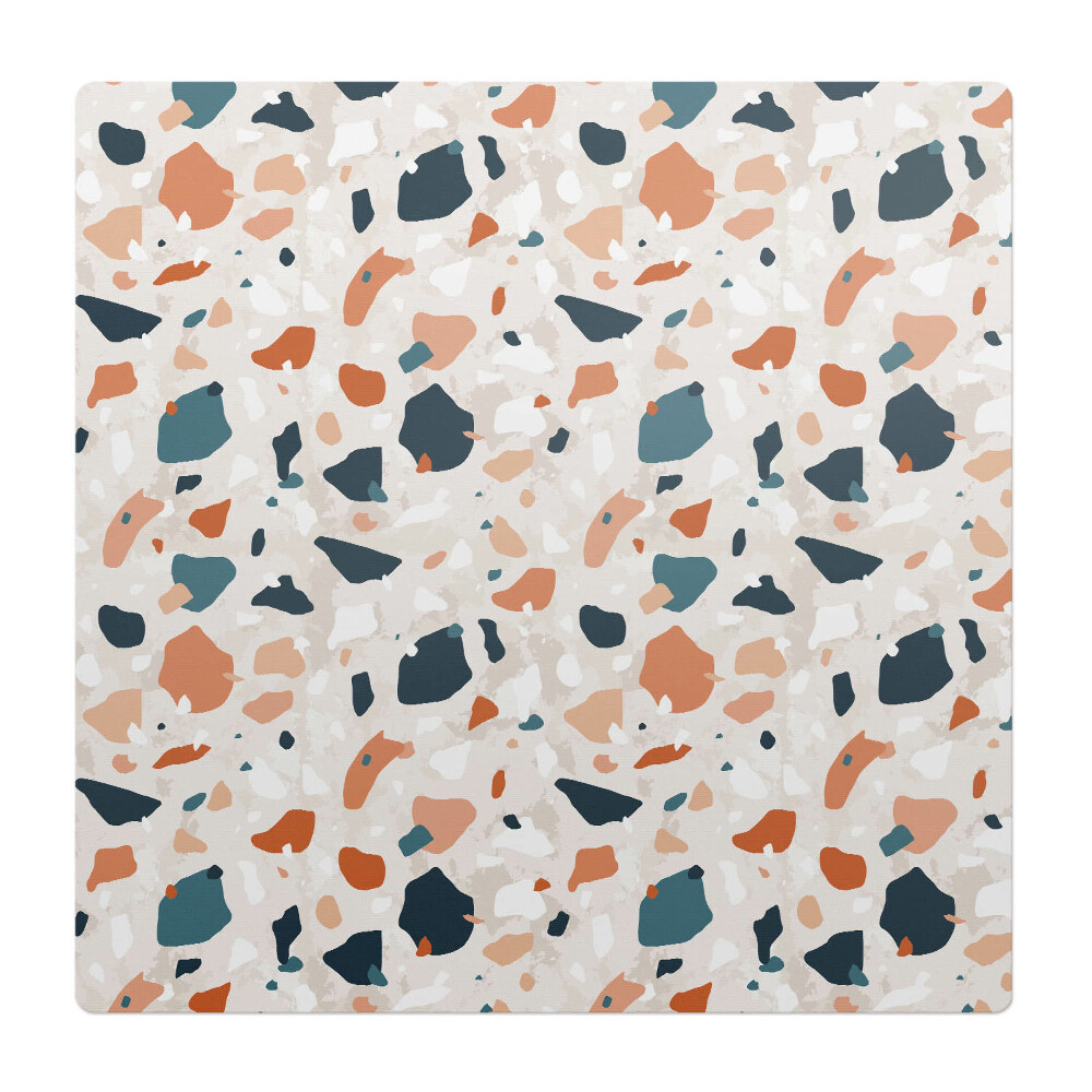 Podložka pod kolieskovú stoličku Terazzo abstraktné