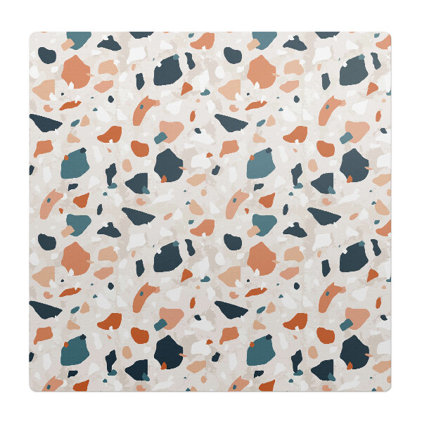 Podložka pod kolieskovú stoličku Terazzo abstraktné