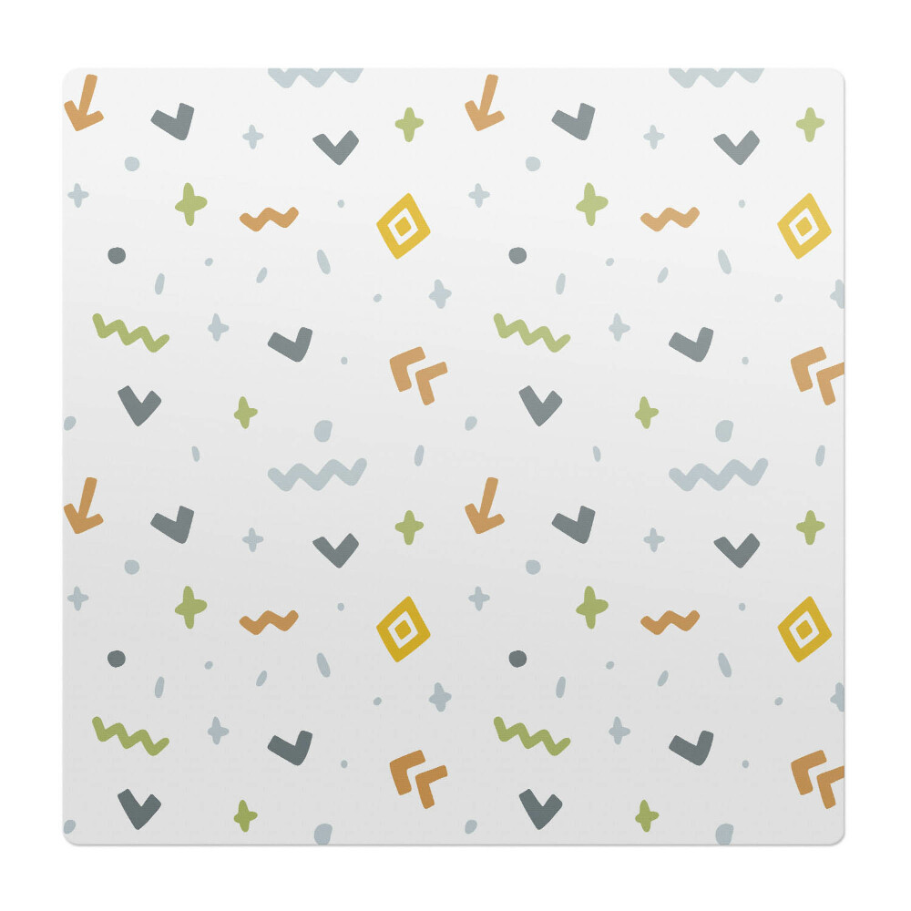 Podložka pod stoličku Geometrické vzory