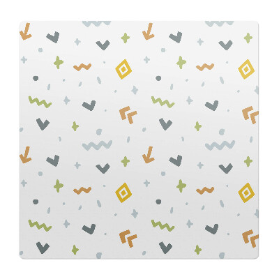 Podložka pod stoličku Geometrické vzory