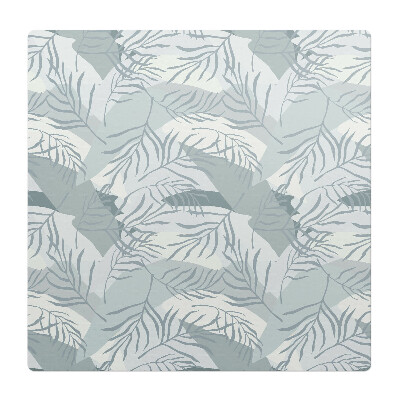 Podložka pod kolieskovú stoličku Listy v pastelových farbách