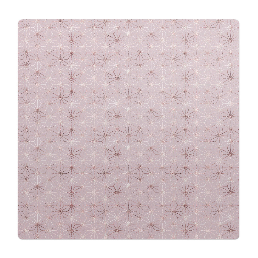 Podložka pod stoličku Geometrický kvetinový vzor