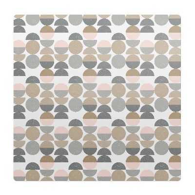 Podložka pod stoličku Geometrické polkruhy