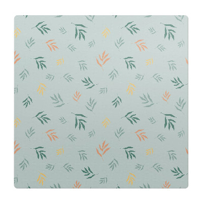 Podložka pod stoličku Listy na pastelovom pozadí