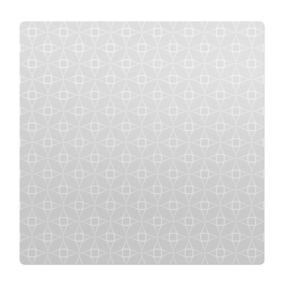 Podložka pod stoličku na kolieskach Geometrický retro vzor