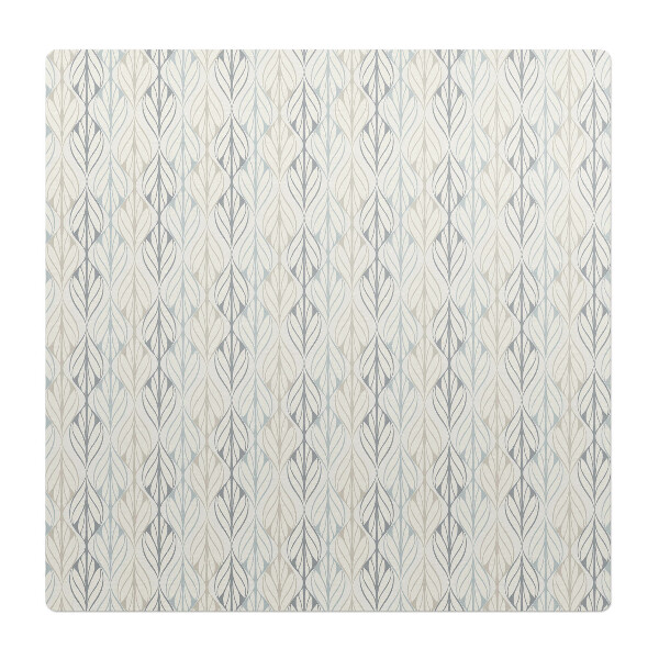 Podložka pod stoličku Listový retro vzor