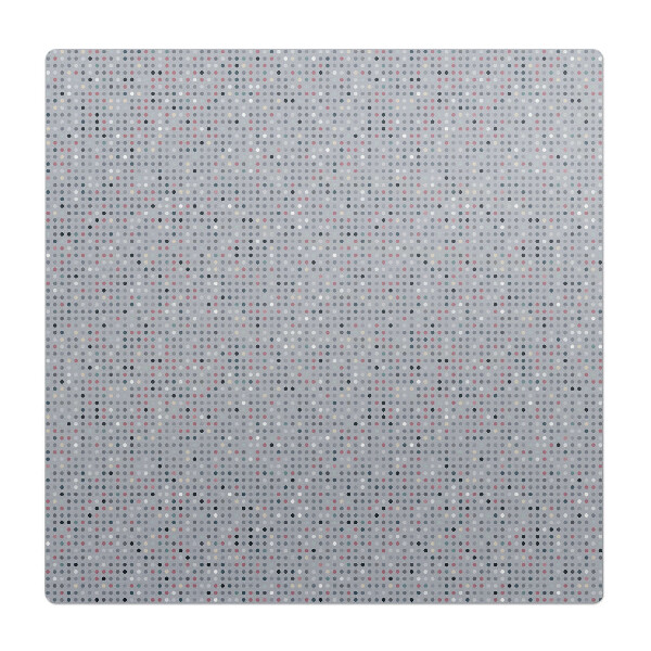 Podložka pod stoličku na kolieskach Bodková mozaika