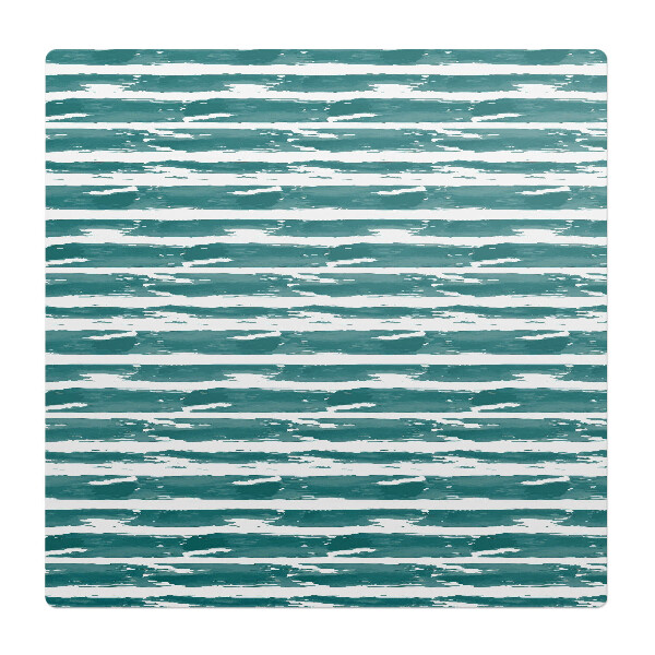 Podložka pod stoličku na kolieskach Pruhy štetcom